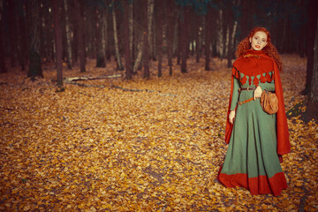 maiden in a wood