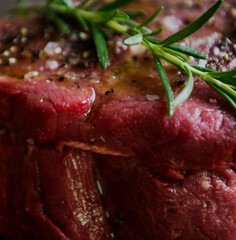 A fillet steak food photography recipe idea