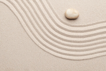 Fototapeta na wymiar sand surface texture background art of balance concept