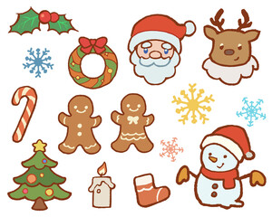 クリスマス アイコン セット