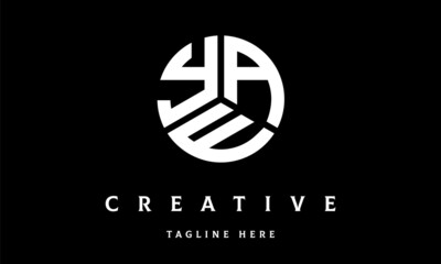 YAE circle three letter logo