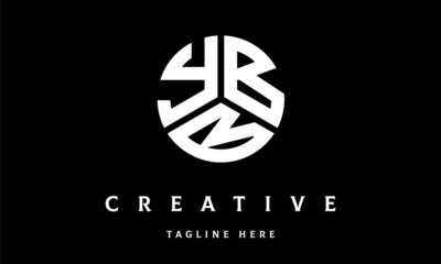 YBB circle three letter logo