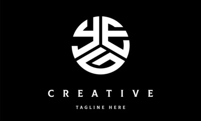 YEG circle three letter logo