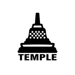 Fototapeta na wymiar temple logo mascot template