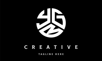 YGB circle three letter logo