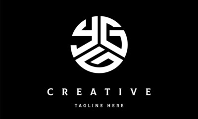 YGG circle three letter logo