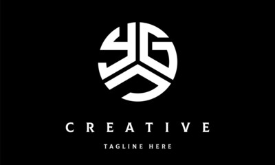 YGJ circle three letter logo