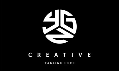 YGN circle three letter logo