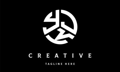 YJK circle three letter logo