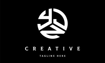 YJN circle three letter logo