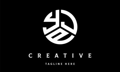 YJP circle three letter logo