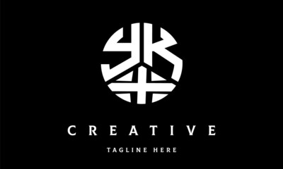 YKX circle three letter logo