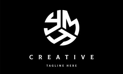 YMY circle three letter logo