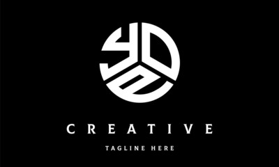 YOP circle three letter logo