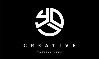 YOU circle three letter logo
