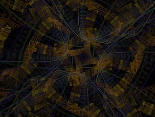 Imaginatory fractal abstract background Image