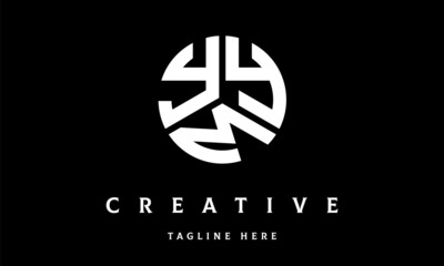 YYM circle three letter logo