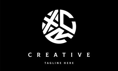 XCR circle three letter logo