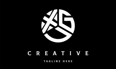 XGU circle three letter logo