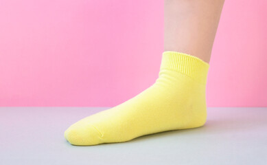 Foot with sock. Fashion, Sock, State of your feet, style,...