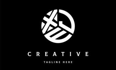 XJE circle three letter logo