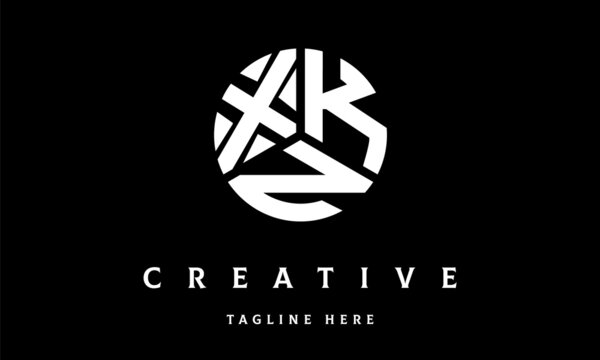 XKN circle three letter logo