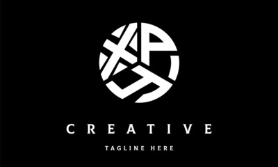 XPY circle three letter logo