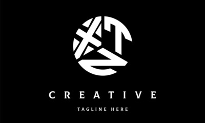 XTN circle three letter logo