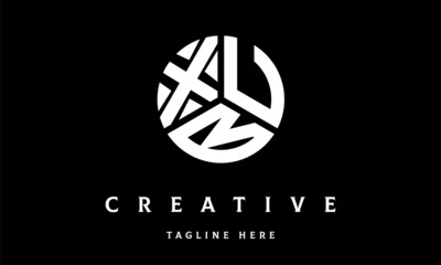 XUB circle three letter logo