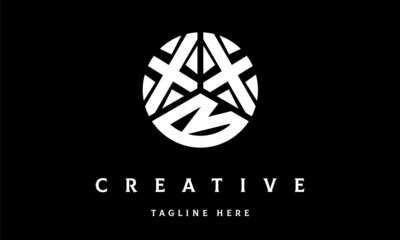 XXB circle three letter logo