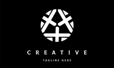 XXX circle three letter logo