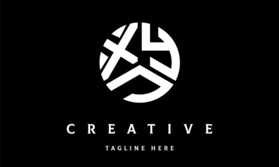 XYJ circle three letter logo