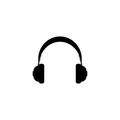 Headphone icon design illustration template vector