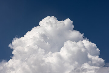 Naklejka na ściany i meble Cumulus cloud in rainy season