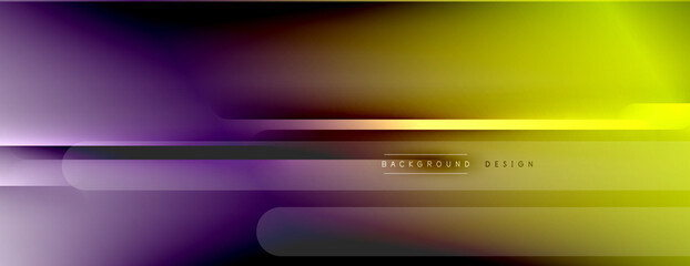 Fototapeta premium Abstract background. Shadow lines on bright shiny gradient background.