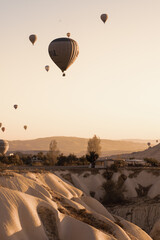hot air balloon in region country