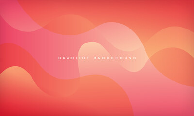 Dynamic textured background design in liquid gradient style with pink peach color. Modern minimal template for poster. banner, web, flyer, cover, brochure, social media, landing page.