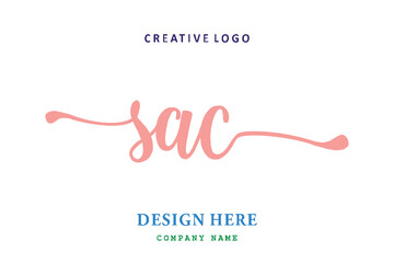 SAC lettering logo is simple, easy to understand and authoritative