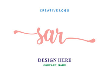 SAR lettering logo is simple, easy to understand and authoritative