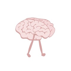 The brain goes on its own legs