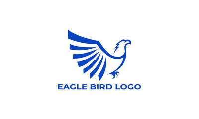 Eagle bird logo design. Flying abstract eagle logo or icon design for your business or icon.