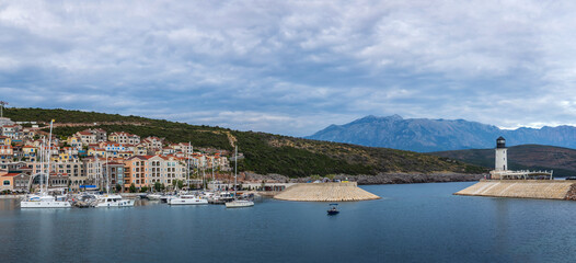 Lustica Bay is a dreamy spot uniting old-world charm with upscale facilities, designed to reflect the tenor of traditional fishing villages of Montenegro.

