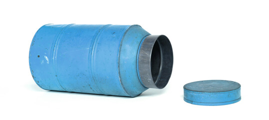 Old nostalgic can isolated on white