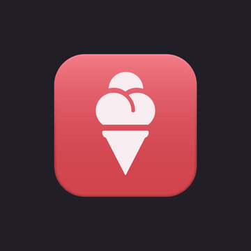 Cone Ice Cream - Sticker