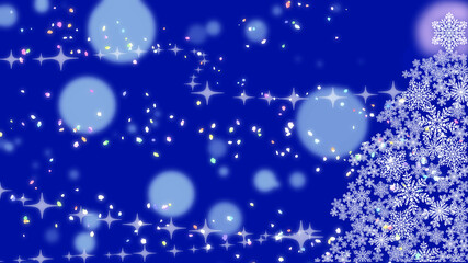 雪の結晶の背景