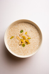 Rajgira Kheer or Amranth seed porridge