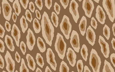 Abstract modern leopard seamless pattern. Animals trendy background. Brown decorative vector stock illustration for print, card, postcard, fabric, textile. Modern ornament of stylized skin