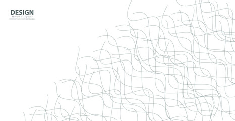 Hand drawn lines. Abstract pattern wave simple seamless, smooth pattern, web design, greeting card, textile, Technology background, Eps 10 vector illustration