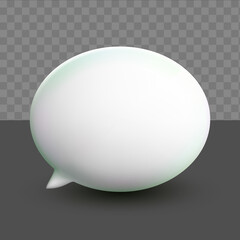 Communication bubbles in 3d cute style