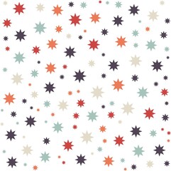 Fototapeta na wymiar Colorful geometric stars background. Abstract pattern background. Shapes pattern. Colorful wrapping paper.